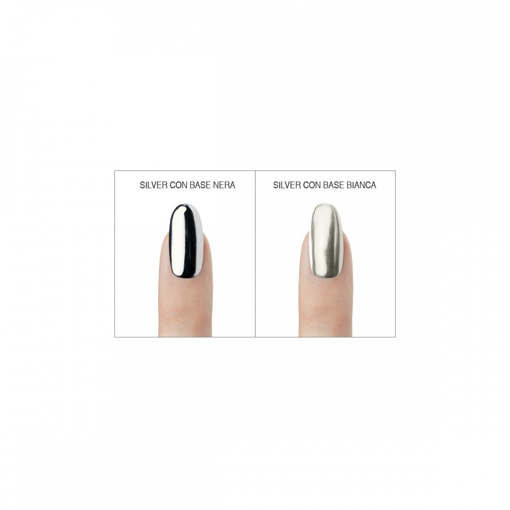 Immagine di Polvere Effetto Specchio 1g - SILVER MIRROR