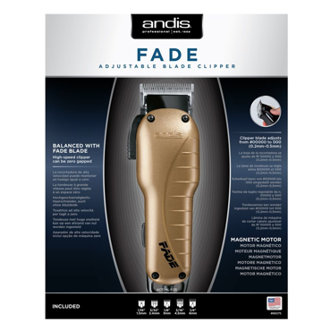 Visualizza i dettagli per Andis Fade US-1 - Tosatrice con testina da taglio regolabile Immagine di Andis Fade US-1 - Tosatrice con testina da taglio regolabile