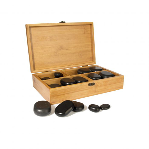 Immagine di Kit Stone Massage 36 Pietre Misure Assortite