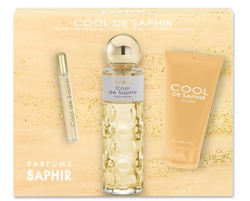 Immagine di Confezione Regalo EDP 200ml + BagnoSchiuma + RollOn COOL DE SAPHIR