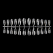 Immagine di Nail Gel Tips 12 misure 240 pz - Mandorla Lunga