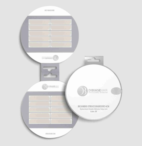 Immagine di Strisce Biadesive Confezione 20pz da 4cm