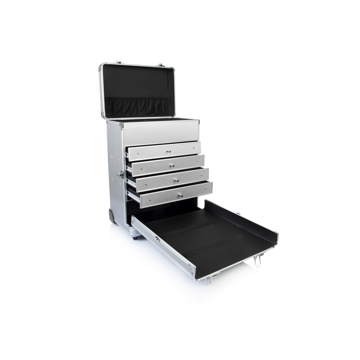 Visualizza i dettagli per Box Trolley in Alluminio Make Up Immagine di Box Trolley in Alluminio Make Up