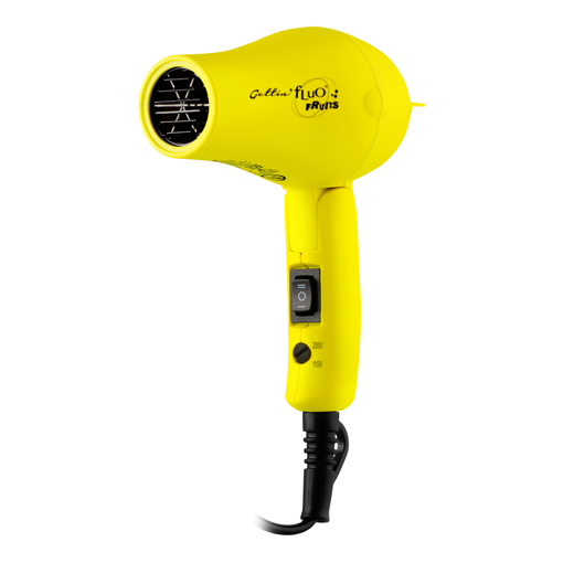 Immagine di Mini Asciugacapelli da Viaggio GETTIN FLUO Giallo