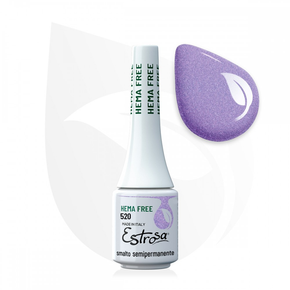 Semipermanente Hema Free - 520 Viola Glitter 7 ml