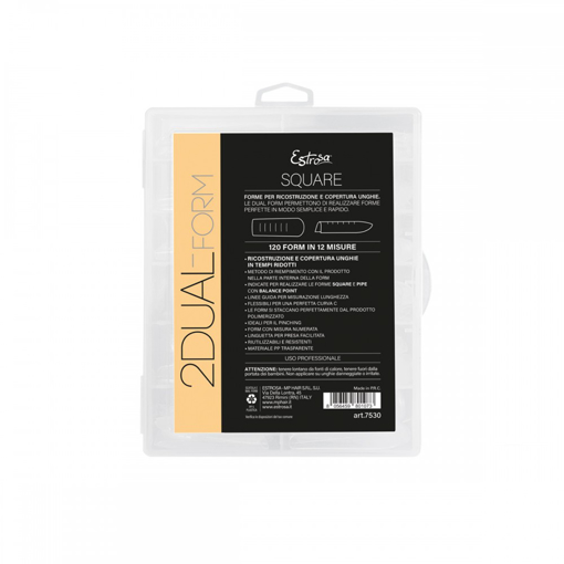Immagine di Dual Form Tips SQUARE 120pz