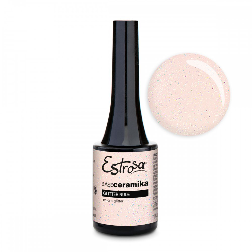 Glitter Nude - Bianco Micro Glitter e Flakes 8707