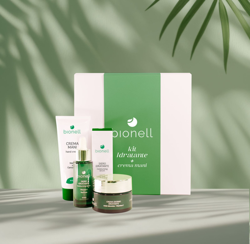 Immagine di Kit Idratante (Crema+Siero) + Crema Mani 100ml - Bionell